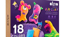 Set de Creatie Air Clay, Okto, 18 culori