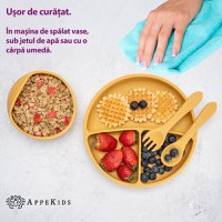 Set Diversificare, AppeKids, 100% Silicon, Basic - Honey - 5