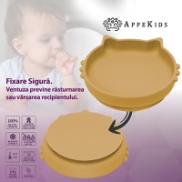 Set Diversificare, AppeKids, 100% Silicon, Kitty - Honey - 4