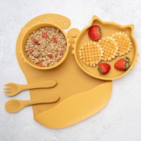 Set Diversificare, AppeKids, 100% Silicon, Kitty - Honey - 1