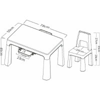 Set masuta si doua scaune, FreeON, Neo, Roz - 3