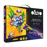 Set pictura 3D cu argila usoara, 30*40cm - Irises - 1