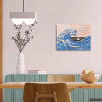 Set pictura 3D cu argila usoara, 30*40cm - Waves - 7