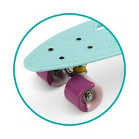 Skateboard copii, Qkids, Galaxy - Light Blue - 4