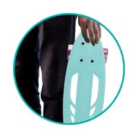 Skateboard copii, Qkids, Galaxy - Light Blue - 3