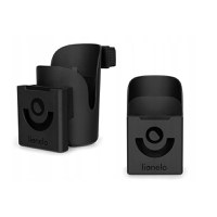 Suport universal pentru biberon/pahar si telefon, Lionelo, Ove, Cu sistem de rotire 360, Negru - 2