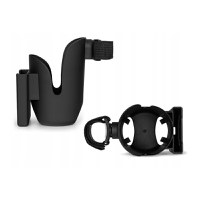 Suport universal pentru biberon/pahar si telefon, Lionelo, Ove, Cu sistem de rotire 360, Negru - 5