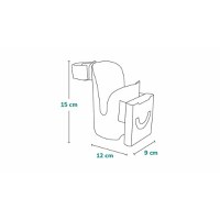 Suport universal pentru biberon/pahar si telefon, Lionelo, Ove, Cu sistem de rotire 360, Negru - 3