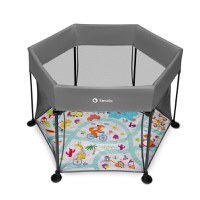 Tarc de joaca, Lionelo, Roel, Pliere ultra-compacta, Conform cu standardul europeane de securitate EN12227, Multicolor - 3