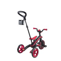Tricicleta Globber Explorer 4 in 1 pliabila, culoare rosie - 5