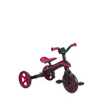 Tricicleta Globber Explorer 4 in 1 pliabila, culoare rosie - 4