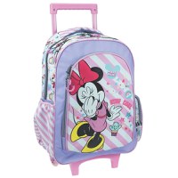Troller Giovas pentru Scoala cu 3 Compartimente, Minnie Stay Cool - 1
