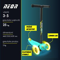 Trotineta cu 3 roti Neon Bolt Green - 6