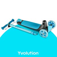 Trotineta cu 3 roti Yvolution Y Glider Kiwi Blue - 4