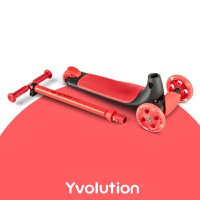 Trotineta cu 3 roti Yvolution Y Glider Kiwi Red - 4