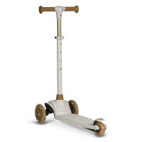 Trotineta, Lionelo, Jessy, Pliabila, Pana la 50 Kg, Cu design ergonomic, Cu lumini LED, 56 x 26 x 67-82 cm, 3 ani+, Maro - 6