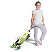 Trotineta Pliabila Globber Elite Deluxe cu Leduri - Roz - 1