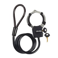 Antifurt Master Lock cablu cu catuse 1m x 8mm Negru - 1