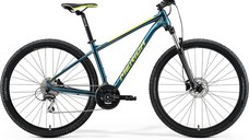 Bicicleta de munte pentru barbati Merida Big.Seven 20-3X Albastru Turcoaz/Verde Lime 2022