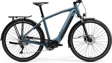 Bicicleta Electrica de Trekking/City Merida eSpresso 500 EQ Albastru Otel/Gri Inchis 2023