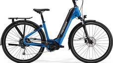 Bicicleta Electrica de Trekking/City Merida eSpresso City 400 EQ Albastru/Negru 2023
