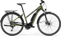 Bicicleta Electrica de Trekking/City pentru femei Merida eSpresso 300 SE EQ Lady 504Wh Verde/Negru 2023 - 1