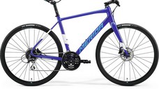Bicicleta Fitness Unisex Merida Speeder 100 Albastru inchis mat/Albastru/Alb 22/23