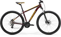 Bicicleta MTB Unisex Merida Big.Nine 15 Bordo/Portocaliu 22/23 - 1