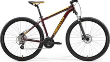 Bicicleta MTB Unisex Merida Big.Nine 15 Bordo/Portocaliu 22/23