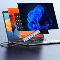 Adaptor multifunctional 5-in-1 UGREEN USB-C Adapter , 1X USB 3.0, 2X USB 2.0, 1X HDMI 4K,USB-C 100W PowerDelivery, Gri - 9