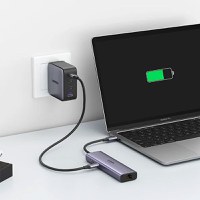 Adaptor multifunctional 7-in-1 UGREEN USB-C, 2 x USB 3.2, 1 x HDMI 4K, 1 x USB-C PD 100W, 1 x Ethernet 1Gbps, Gri - 5