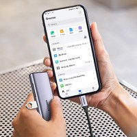 Adaptor multifunctional UGREEN USB C CM512, 2 x USB-A 3.0, 1 x USB-C, 1 x HDMI, 1 x RJ45, 1 x SD, 1 x microSD, Gri - 13