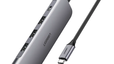 Adaptor UGREEN 6-in-1 USB C CM195 - Conectivitate Extinsă