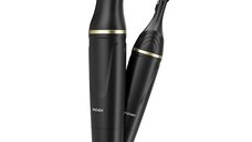 Aparat de tuns ENCHEN Trimmer Mocha D, Negru, 5 capete independente, usor si ergonomic