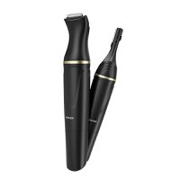 Aparat de tuns ENCHEN Trimmer Mocha D, uscat, 5 capete independente, Negru - 1