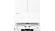 Aspirator robot cu mop MOVA E50 Pro Ultra - 30.000 Pa, 5.200mAh, 200 min, MaxiReach™, statie inteligenta, Alb