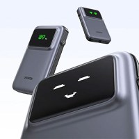 Baterie externa UGREEN 10000mAh Power Bank PB511, 30W, Incarcare bidirectionala, Cablu tip C incorporat, Gri - 6