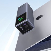 Baterie externa UGREEN 25000mAh 200W Fast Charging Power Bank PB722, 25000mAh, 200W, Ecran digital inteligent, Gri - 5