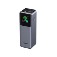 Baterie externa UGREEN 25000mAh 200W Fast Charging Power Bank PB722, 25000mAh, 200W, Ecran digital inteligent, Gri - 1