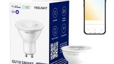 Bec Inteligent Yeelight LED GU10 W1, Alb, 4.8W, 350 lm