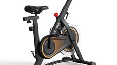 Bicicleta spinning Yesoul A1, rezistenta mecanica, suport pentru display, neagra