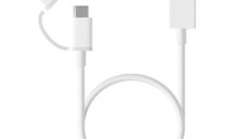Cablu 2 in 1 Micro USB - Type C Xiaomi 30 cm