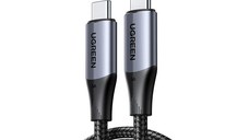 Cablu de incarcare si date UGREEN USB 3.2 Gen 2, UBS-C la USB-C, 1 m, Negru
