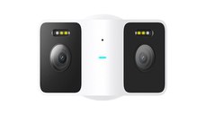 Camera de supraveghere exterior Xiaomi Outdoor Camera CW100 Dual 2K, doua obiective, alba, cu fir