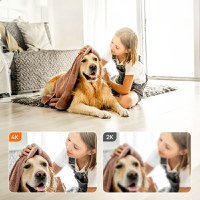 Camera de supraveghere interior 70mai ANONA PANO Security Camera 4K UHD, tehnologie AI, Control vocal Google Home, Alexa - 6