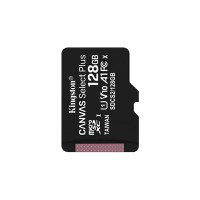 Card memorie KINGSTON 128GB Canvas Select Plus, SD adaptor, MicroSDTM HC UHS-I, Clasa 10, V10, UHS-I U1, performanta Android A1 - 2