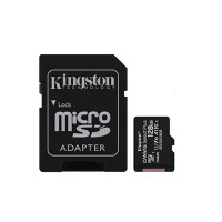 Card memorie KINGSTON 128GB Canvas Select Plus, SD adaptor, MicroSDTM HC UHS-I, Clasa 10, V10, UHS-I U1, performanta Android A1 - 1