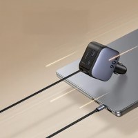 Incarcator auto rapid cu cablu retractabil UGREEN 90W Fast Car Charger EC603 USB-C/A - 2