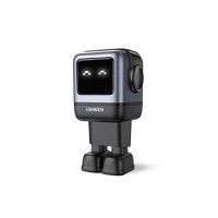 Incarcator rapid retea robot UGREEN Nexode RG 65W 3-Port GaN Fast Charger EU, 2 x USB-C + 1 X USB-A, Negru - 5