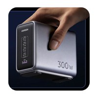 Incarcator rapid UGREEN Nexode 300W 5-Port PD GaN Fast Charger EU + cablu USB-C, 4x USB-C + 1x USB-A, Gri - 7